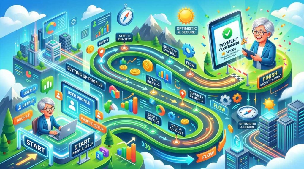 Roadmap showing the first 30 days of a successful Upwork journey.