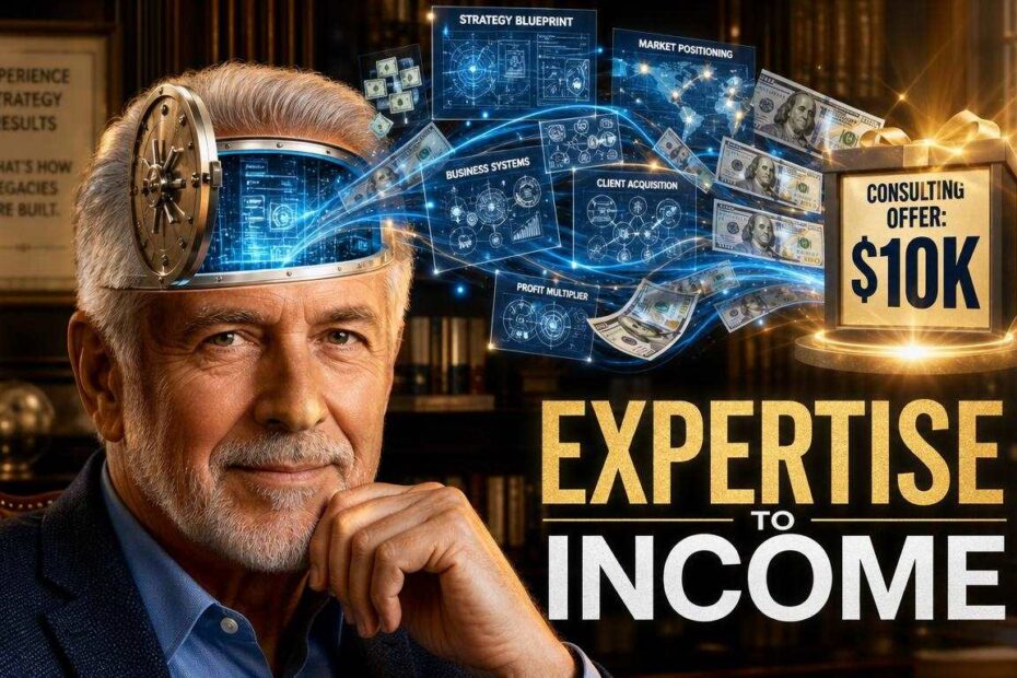 Senior professional turning 30 years of industry experience into high-ticket consulting packages.