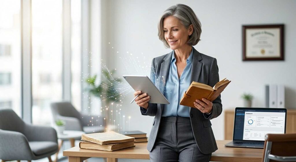 A senior expert organizing years of professional wisdom into digital products using AI.