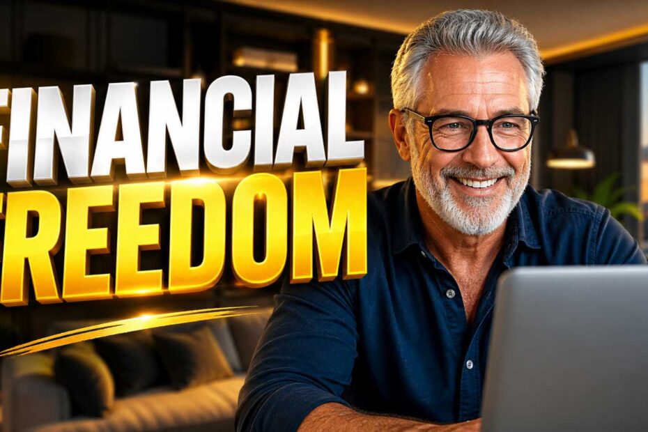 Senior man successfully working on Upwork from home in 2026.