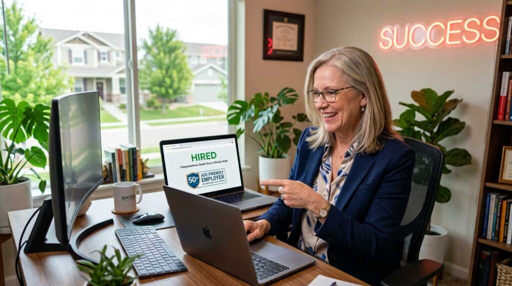A senior professional working remotely for a Fortune 500 company.