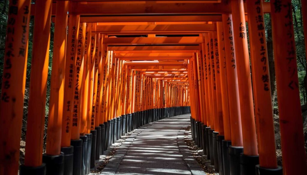 Accessible walking path in Kyoto for American seniors at Fushimi Inari Shrine