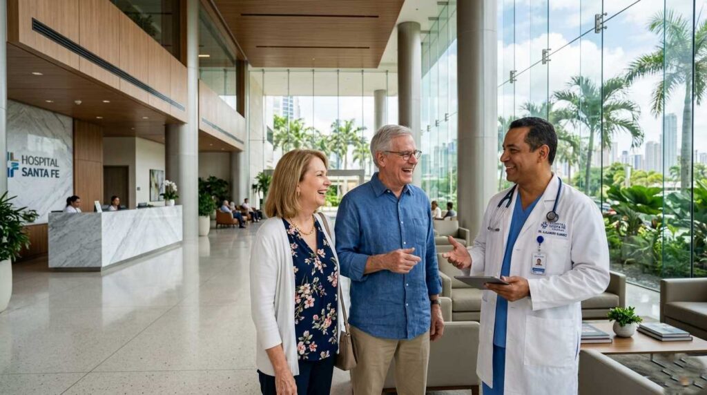 Modern JCI-accredited hospital in Panama City providing world-class medical care for American retirees.