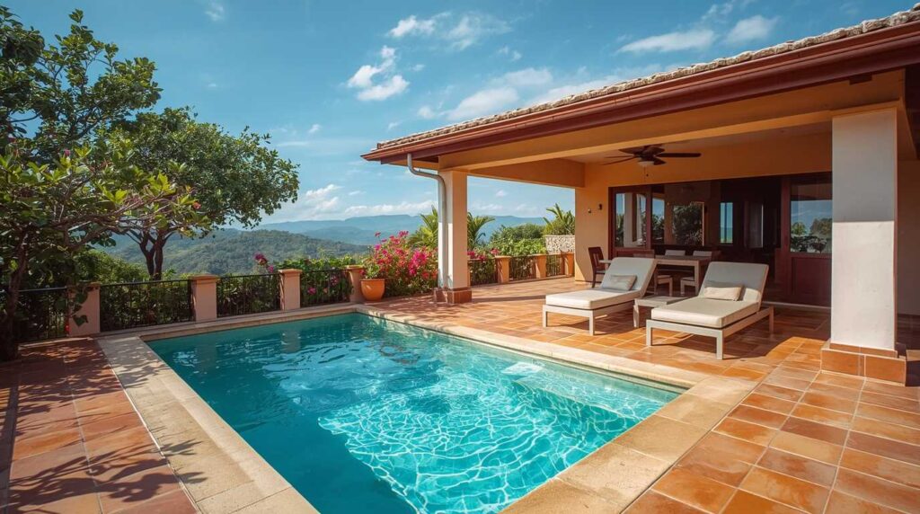 A modern and affordable retirement home in Atenas Costa Rica for American retirees on a budget.