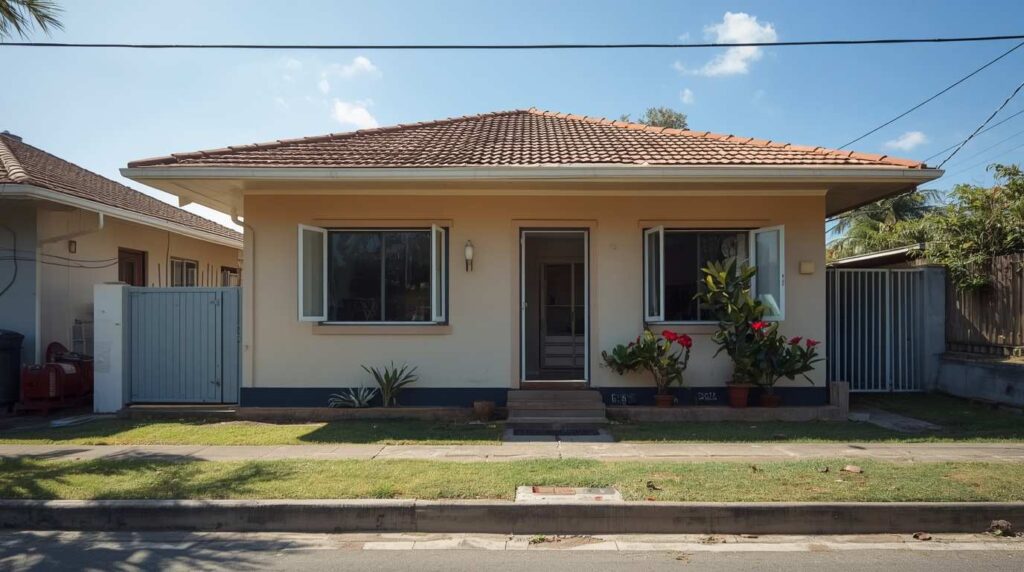 Furnished rental home and residential neighborhood in Grecia Costa Rica