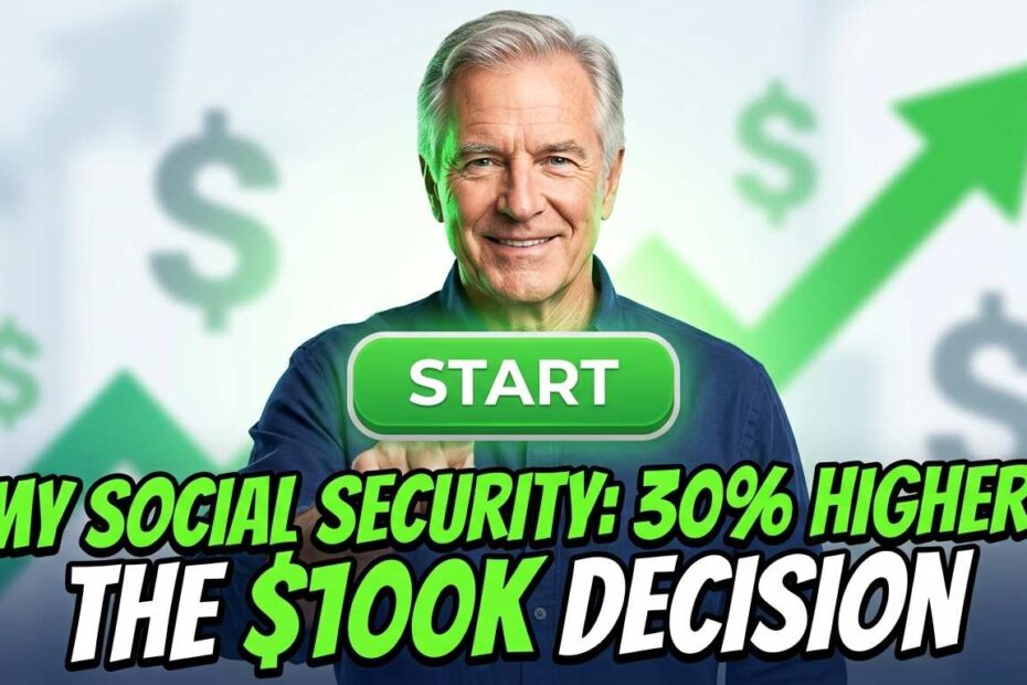 A determined senior man maximizing his Social Security benefits with strategies for 2026.